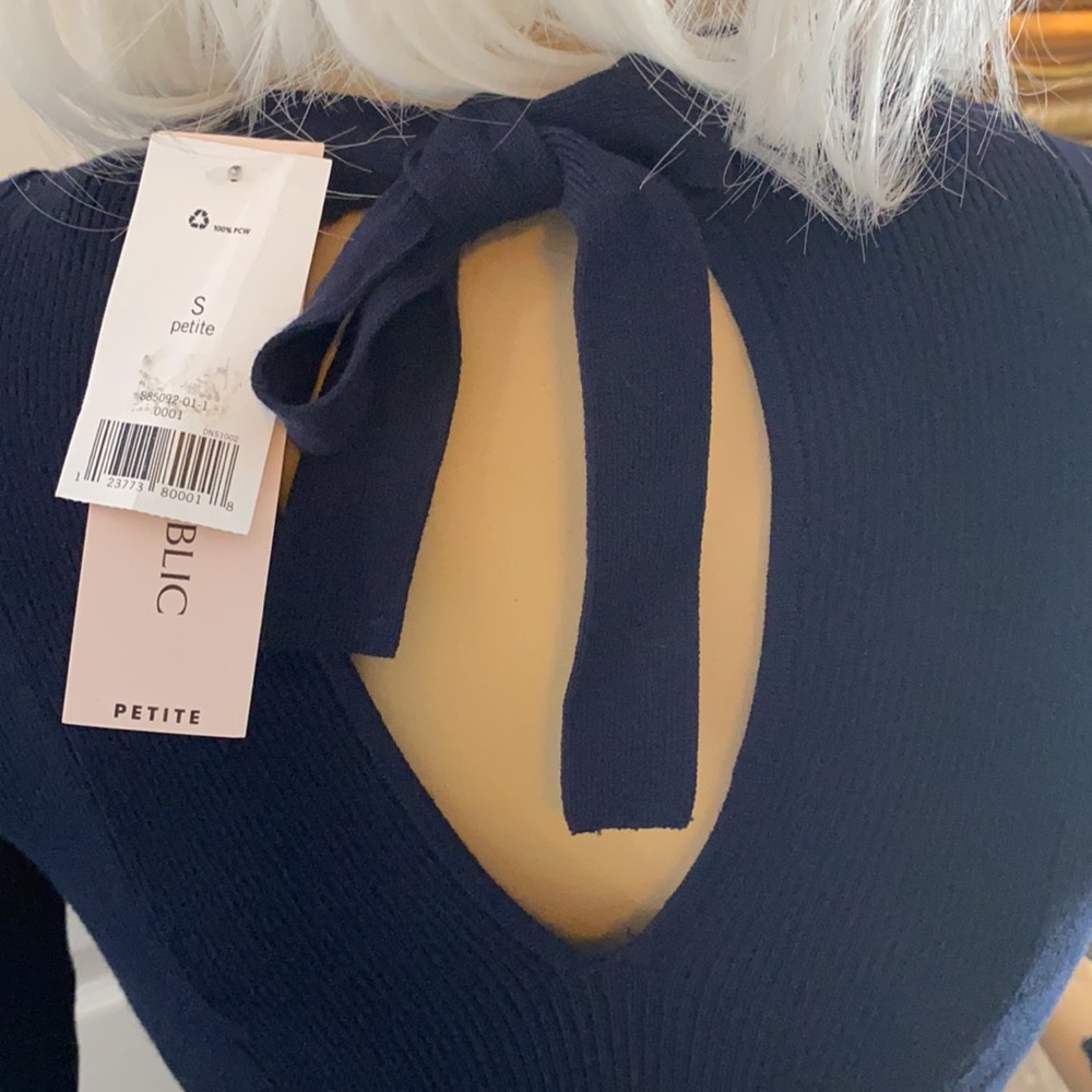 NWT NAVY BANANA REPUBLIC SWEATER DRESS - Picture 6 of 12